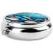 Submarine Dolphins Round Pill Box | 3 Compartment Portable Organizer for Travel & Everyday Use - Buy Online on GoSupps.com