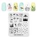 KADS Nail Art Stamping Plate Spring Dragon Frog Duck Stencil Nail Art Design Decoration Tool Stamping Plate (CN018)