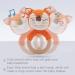 2PC Handmade Baby Rattles - Wooden & Crochet Doll Plush Toys for Newborns (3-6 Months) | Sensory Development Gifts for Toddlers - Buy Online on GoSupps.com