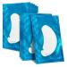 Lunamoon eye pads for eyelash extension eyelashes Pads V-eye pads eyelash extension pad eye pads eye gel pads eyelash lifting pad eyelids coloring pad lash extension pads 50 couple (blue)