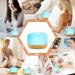 Punvot Humidifier & Essential Oil Diffuser - 450ml Ultrasonic Aroma Diffuser with 7 LED Colors & Remote Control for Home Office Spa & Yoga - Buy Online on GoSupps.com