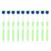 Tongue Brush 10 Pack Tongue Scrapers for Flexible Control Safe Silicone Tongue (Green)