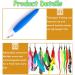ZDQC 12-Piece Cat Fishing Rod Set - Interactive Cat Toys with Feathers Bells & Springs for Endless Fun - Buy Online on GoSupps.com