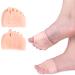 1 Pair Toe Separator Bunion Corrector Orthopedic Brace Yoga Toes Pads - Beige - Buy Online on GoSupps.com