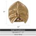 ZIMASILK 22 Momme Organic Pure Mulberry Silk Bonnet | Silk Sleep Cap for Women Hair Care | Golden Color | One Size - Buy Online on GoSupps.com