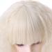 Short Corn Curly Wavy Blonde Wig for Women | Halloween Cosplay Party Wig with Bangs - International Shipping Available - Buy Online on GoSupps.com