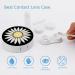 Daisy Floral Contact Lens Case - Portable Travel Lens Box with Mirror | Shop Internationally - Buy Online on GoSupps.com