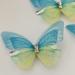 Handmade Realistic 3D Green Butterfly Hair Clips - Set of 5 Blue Hair Pins for Women and Girls | Wedding Decorative Hair Accessories - Buy Online on GoSupps.com