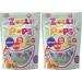 Zollipops The Clean Teeth Pops Anti Cavity Lollipops Delicious Flavors Tropical Pack of 2 Approx 46-50 (Package May Vary)