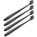 JECOMPRIS 4 pieces of soft toothbrush light toothbrushes travel toothbrush brevi toothbrush adult travel toothbrush household toothbrush cleaning brush pp pregnant woman soft fur 1 piece (1 Pack) black