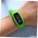 Toddmomy Step Smart Watch - Calorie & Heart Rate Tracker Digital Sport Watch with Silicone Strap for Running & Fitness - Green 24*2.8cm - Buy Online on GoSupps.com