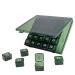 30 Day Pill Organizer Moisture-Resistant Pill Organizer 1 Time a Day Squeeze to Open Portable for Travel Monthly Pill Organizer Pill Organizer Large for Vitamins Medicine (Dark Green)