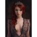 CURASA Baroque Black Crystal Princess Crown for Women - Vintage Queen of Hearts Tiara for Wedding, Birthday, Prom, Halloween Party - Buy Online on GoSupps.com