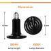 150W Reptile Heat Bulb & Clamp Light Set with Thermostat - Ideal for Amphibian Pets and Incubating Chickens - Buy Online on GoSupps.com