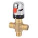 Thermostatic mixed valve home improvement bathroom thermostatic tube thermostatic temperature mixing temperature for hot and cold water for chromeed polished