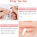 100PCS Vitamin E Swab Kugge Disposable Lip Oil Q-tip for Lip Moisturizing and Teeth Whitening - Anti-Allergy Formula with Storage Case - Buy Online on GoSupps.com