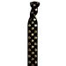 Syleia 20 Black with Gold Prints Hair Ties - Elastic Ponytail Holders 20 Pack - Buy Online on GoSupps.com