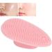 Silicone Face Brush - Deep Cleaning Portable Multifunctional Soft Facial Cleansing Brush for Baby Shower - Pink - Buy Online on GoSupps.com