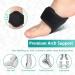 Foot Arch Support Sleeve - Adjustable Brace for Flat Feet High Arches & Heel Pain Relief - One Size Fits Most - 1 Pair - Buy Online on GoSupps.com