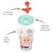 CoComelon Toddler Sippy Cups 10oz - 8 Pack with Lid and Travel Cap - Buy Online on GoSupps.com