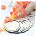 POPETPOP 150 Pcs Mason Jar Lids Tinplate Date Disc Tinplate Canning Lids Tinplate Lids Coffee Things Canning Lids Discs Mason Canning Lids Sprouting Metal Lid Mason Jars Glass Bottle Split - Buy Online on GoSupps.com