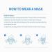 100pcs Black Disposable Face Masks - 3 Ply with Soft Elastic Ear Loops - Buy Online on GoSupps.com