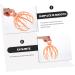 Buy Kombiuda Head Massage Device - Claw-Style Scalp Massager for Ultimate Relaxation | Handheld Plastic Massage Comb 21x15x15cm Orange - International Shipping Available - Buy Online on GoSupps.com