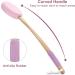AmazerBath Lotion Applicator for Back Feet 4 Replaceable Pads with 1 Long Handled Back Sunscreen Applicator for Elderly Women Apply Cream Medicine Skin Cream Moisturizer Sunscreen Tanner Pink - Buy Online on GoSupps.com