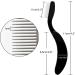 GCQQ 2PCS Folding Eyelash Separator Comb - Metal Teeth, Foldable and Fine Lash Comb for Eyelash Lift and Eyebrow Waxing - Pink and Black - Buy Online on GoSupps.com