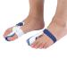 Buy Toe Splints & Separators for Bunion Relief | Hallux Valgus Corrector - Blue & White - Buy Online on GoSupps.com