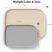 Petlibro Silicone Cat Feeding Mat - Non-Slip Waterproof Bowl Mat for Kitten & Puppy - S Grey (17.7 in x 12 in) - Buy Online on GoSupps.com