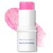 KYDA Body Glitter Stick Chunky Glitter Gel for Face Body Hair Sparkling Holographic Mermaid Sequins Paint Waterproof Multiuse Makeup Glitter Gel Pink