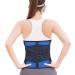 Back Brace Lumbar Support Back Braces Waist Support Belt Back Posture Corrector Lumbar Spine Decompression Waist Belt(Large) Large Blue - Buy Online on GoSupps.com