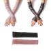 2 pairs women cooling arm sleeves tip arm gutpe breathable arm protection anti -UV protects sleeves anti -slide armstulpe for cycling golf trip