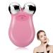 Microcurrent Face Device Roller, 2023 New Lift The Face and Tighten The Skin, USB Mini Microcurrent Face Lift Skin Tightening Rejuvenation Spa for Facial Wrinkle Remover Toning Device(Pink)