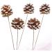 TEHAUX 10 Pcs Floral Flower Bouquet Artificial Pine Cone Bouquet Artificial Plants Diy Crafting Pinecones Branches Pinecones with Pine Floral Picks Mini Wreath Ornament Vase Autumn Bamboo As Shownx2pcs 50X5cmx2pcs - Buy Online on GoSupps.com