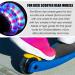 Kutrick Light Up 80mm Inline Skate and Kick Scooter Rear Wheels - LED Flashing Replacement Pair in Black (2pcs) - Buy Online on GoSupps.com