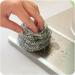 4 Pcs Stainless Steel Scourer Wire Dish Pot Kitchen Cleaning Ball Washing Dishes Scrubbers Pan Bowl Cleaner Kitchen Accessories Practical and Fashion - Buy Online on GoSupps.com