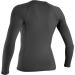 O'Neill Women's Basic 50+ Long Sleeve Rash Guard Graphite Large - Best for Sun Protection - Buy Online on GoSupps.com