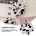 Elastic Cow Pattern Hair Ties - Ponytail Holders for Girls | Durable Elastic Cords | International Shipping - Buy Online on GoSupps.com