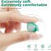 Buy Ear Plugs for Sleeping - Reusable Silicone Noise Cancelling Earplugs (2 Pairs) | Sound Blocking for Sleep Travel Study - Medium Green - Buy Online on GoSupps.com