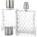 PUNELE 100ml Perfume Bottle Portable Clear Travel Refillable Glass Empty Bottle Fashion Frosted Sprayed Electroplated Suitable for Home Travel Vacation (Assorted Color) - Buy Online on GoSupps.com