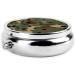 Camouflage Mini Round Pill Box | 3 Compartment Portable Organizer for Home Office & Travel - Buy Online on GoSupps.com