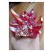 Natural Crystal Rough BEGISA Crystal 445g Light Red Quartz Crystal Titanium Bismuth Silicon Cluster Rainbows Natural Stones and Minerals Crystals
