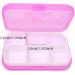 Honbay 4PCS Waterproof Pill Organizer Box - 6 Compartments for Daily & Travel Use - International Shipping Available - Buy Online on GoSupps.com