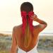 2pcs Long Tail French Hair Bows for Women - Black & Milky White Satin Silky Bow Barrettes - 90's Accessories for Birthday/Party/Show - Buy Online on GoSupps.com
