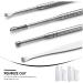 Healeved Ear Cleaning Tools Set - 4 Pcs Spring Ear Pick Kit for Ear Wax Removal - Buy Online on GoSupps.com
