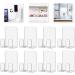 Kuuleeyn Self-Adhesive Hooks - 8 Multifunctional Shower & Wall Hooks for Hats Shavers & Cooking Tools - Buy Online on GoSupps.com