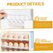 Uonlytech Egg Storage Box Plastic Egg Holder Plastic Eggs Reusable Egg Cartons Egg Tray Multi-layer Crisper - Buy Online on GoSupps.com