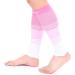 Doc Miller Calf Compression Sleeve 20-30 mmHg - Pink/White Large - Shin Splint & Varicose Vein Support - 1 Pair - Buy Online on GoSupps.com